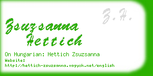 zsuzsanna hettich business card